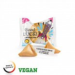 lucky cookie with logo and text print