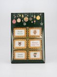 gingerbread with print in a box