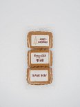 cookies/gingerbread Business card 3 pcs in a package, logo print