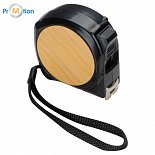Tape measure 5m with bamboo, logo print