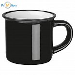 Espresso cup, 60 ml black, logo print