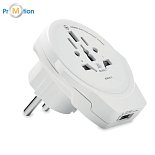 travel usb adapter with logo print