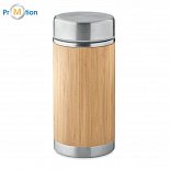 Stainless steel thermos/food container with double wall 600 ml, logo print
