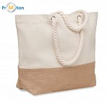 Beach bag made of canvas 280 g/m², logo print