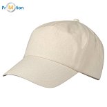 Cap made of organic cotton beige 1, logo print