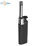 Lighter with candle attachment black 1, logo print
