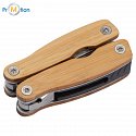 Bamboo multifunctional tool beige, logo print 2