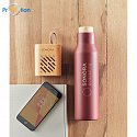 3W bamboo wireless speaker with logo print 2