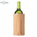 Cork wine bottle cooler, logo print 2