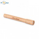 Wooden flashlight with COB light, logo print 2