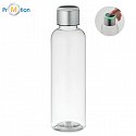 Tritan drinking bottle 500ml with a reminder of the drinking regimen, logo print