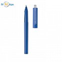 RPET guľôčkové pero s modrým gélovým atramentom, modrá