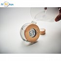 Bambusové LCD hodiny poháňané vodou, potlač loga 5