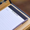 KAMPA notebook, planner and pen set in a gift box, dark blue, logo print 4