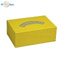 20177 HAMPSTEAD SET. Wooden box with 6 types of yellow teas, laser logo