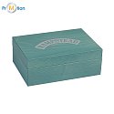 20177 HAMPSTEAD SET. Wooden box with 6 types of green teas, laser logo