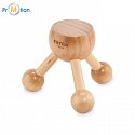 Hand massager made of wood, logo print 2