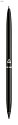 Ballpoint pen without ink, double-sided pen, black, logo print