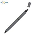 DUET 2in1 permanent pencil and ballpoint pen in a box, gray, logo print 2