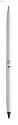 Ballpoint pen without ink, double-sided pen, white, logo print