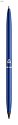 Ballpoint pen without ink, double-sided pen, blue, logo print