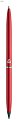 Guľôčkové večné  pero bez atramentu, obojstranné pero, červená, potlač loga