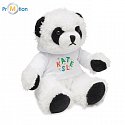 Panda teddy bear in sweater with logo print 2