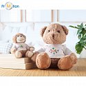 Teddy bear in sweater with logo print 3