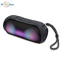 RIO wireless speaker with lighting, black, logo print 2