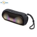 RIO wireless speaker with lighting, black, logo print 3