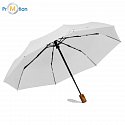 RPET ecological umbrella white, logo print