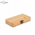 24-piece tool set in bamboo case with logo print 2