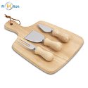 ESTRELA cheese set, beige, logo print