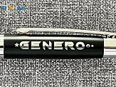 GENERO metal pen set BP+RP black, logo engraving 2