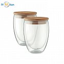 Set of 2 cups 350 ml in a box, logo print 2