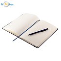 ABRANTES notebook and pen gift set, blue, logo print 3