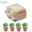 Kit for growing watercress with logo printing