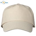 Cap made of organic cotton beige 2, logo print