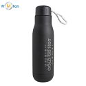 CALGARY thermos 500 ml, black, logo print 2