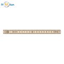 Carpenter's ruler made of wood 2m with logo print 2
