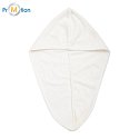 TURBY hair towel (turban), white, logo print