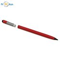 LAKIM permanent pencil without lead, red, logo print