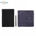 Eternal reusable notebook A5 with logo print, black 2