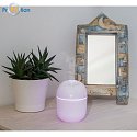 MISTY air humidifier with lamp, white, logo print 5