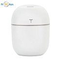 MISTY air humidifier with lamp, white, logo print 3
