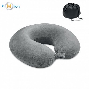 Foam travel pillow, logo print
