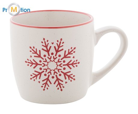 Christmas mug with logo print