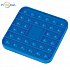 Fidget silicone toy blue, logo print