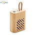 3W bamboo wireless speaker with logo printing