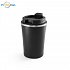 travel mug 470ml, black, logo print